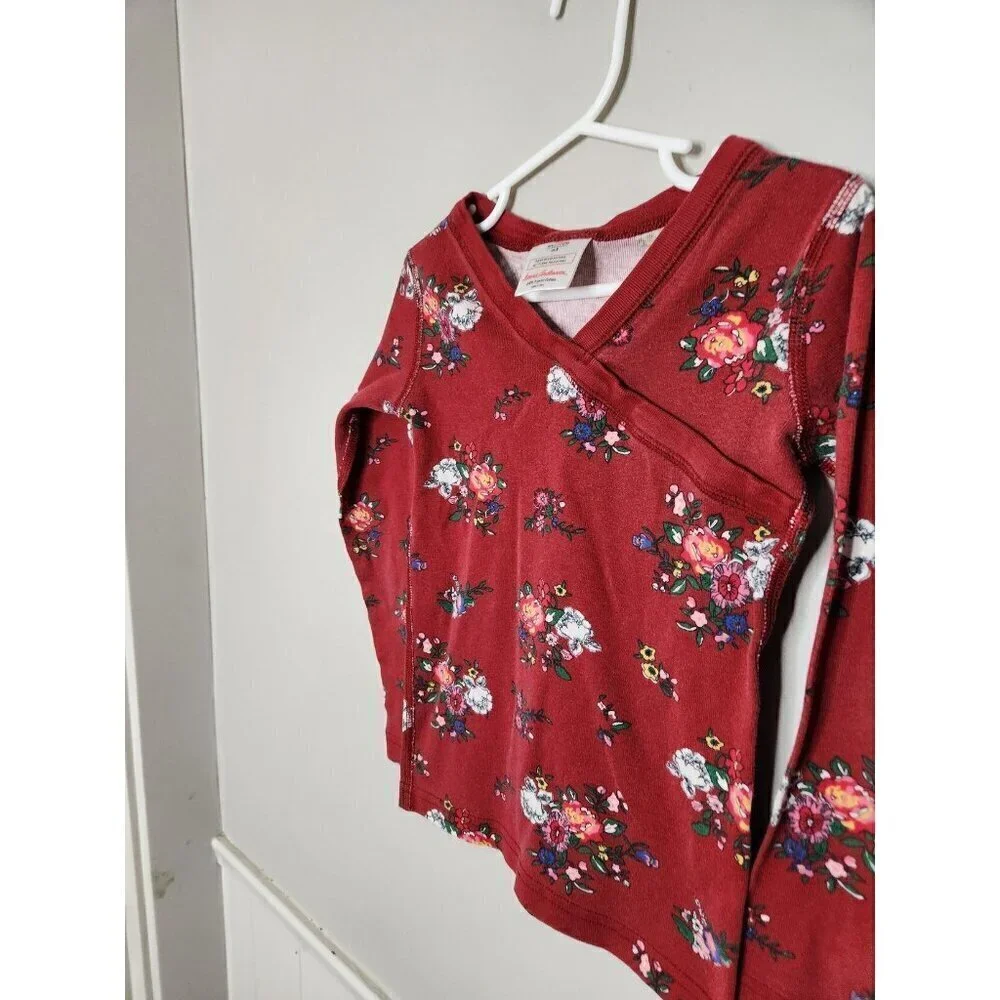 HANNA ANDERSSON Red Floral Pajamas